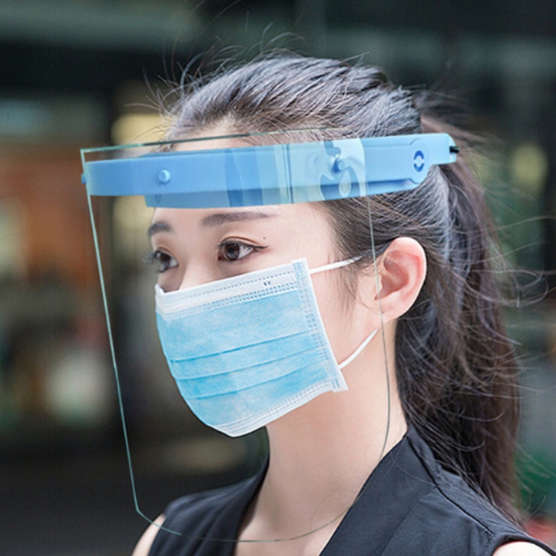 Protetor facial leve anti-fog ajustável